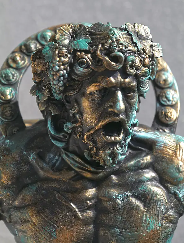Krzysztof Plonka, Bacchus-Skulptur,  - andere, 50 x 60