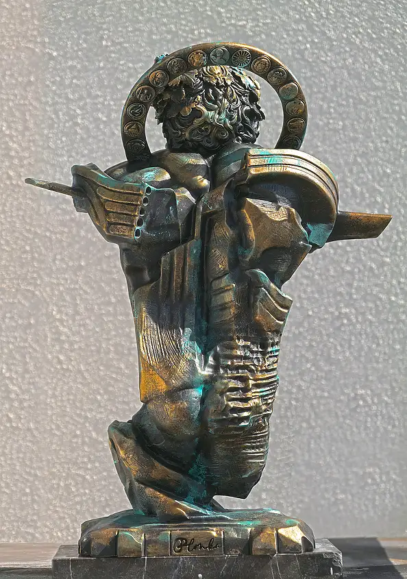 Krzysztof Plonka, Bacchus-Skulptur,  - andere, 50 x 60