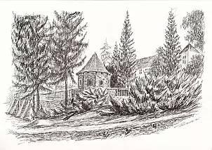   - Fairytale hut - in the palace gardens in Bruntál