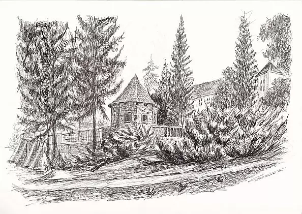 Grzegorz Fuławka - Fairytale hut - in the palace gardens in Bruntál