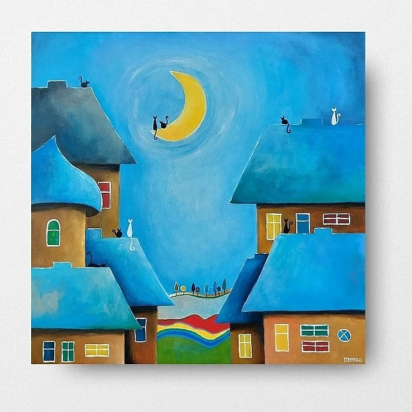 Paulina Lebida - A fairy-tale town of cats