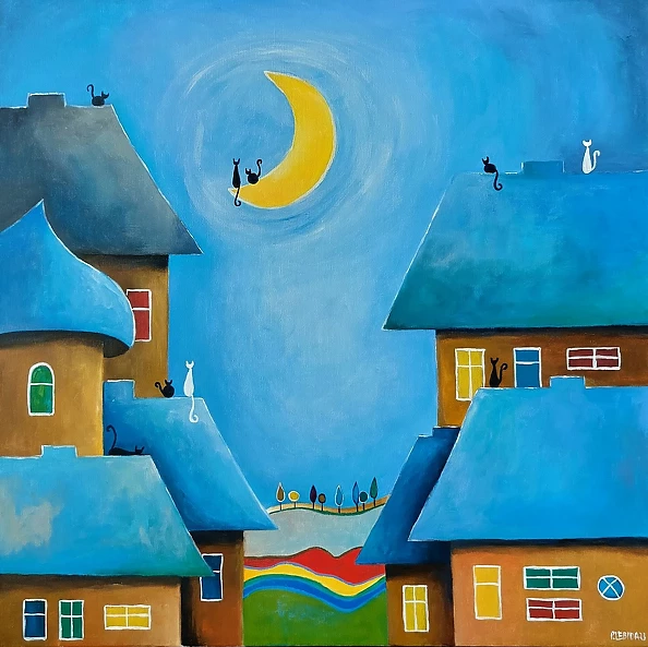 Paulina Lebida - A fairy-tale town of cats