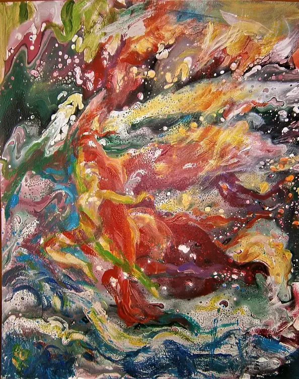 Anna Borcz - Ballerina with a banner