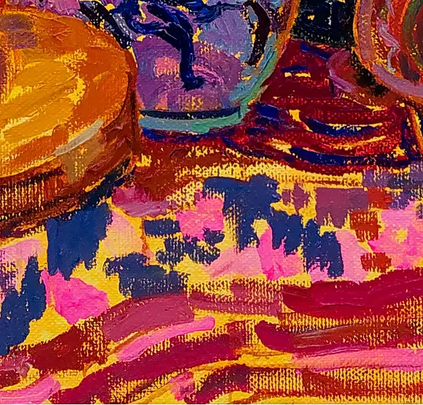 Anastasiia Kurkova, Ballada o słoneczniku, Obraz olejny - płótno, 80 x 100