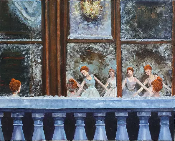 . Vita - Ballet class of girls with the red hair