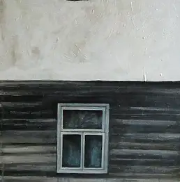 Iza Jaśniewska, It doesn't get any quieter than this, Acrylic painting - canvas, 40 x 80