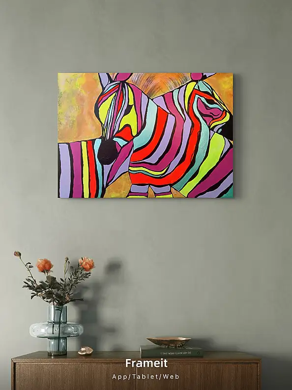 Ewa Mościszko, Barwy miłości 33, Obraz akrylowy - płótno, 70 x 50