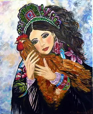 Marlena Kaftanowicz - Barysznia and hen