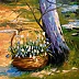 Olha Darchuk - Basket with snowdrops