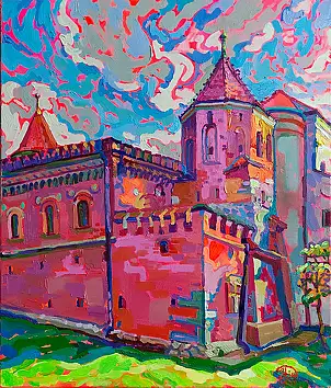 Anastasiia Kurkova, Bastion, Obraz olejny - płótno, 60 x 70