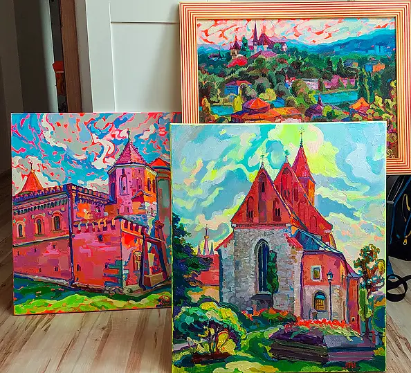 Anastasiia Kurkova, Bastion, Obraz olejny - płótno, 60 x 70