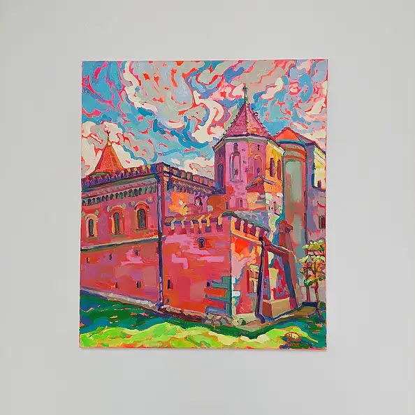 Anastasiia Kurkova, Bastion, Obraz olejny - płótno, 60 x 70