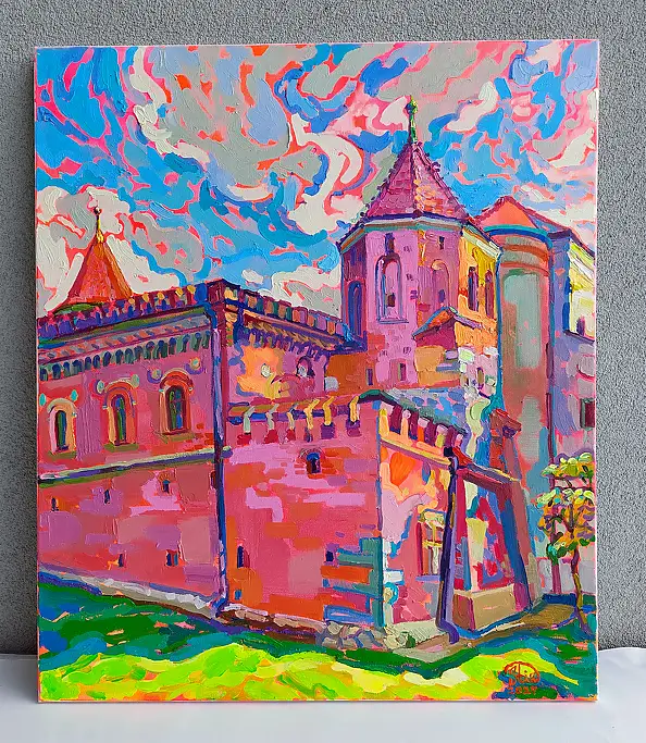 Anastasiia Kurkova, Bastion, Obraz olejny - płótno, 60 x 70