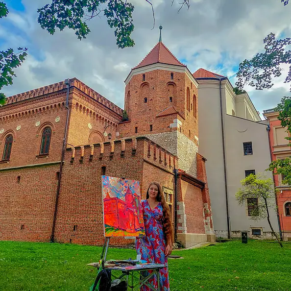 Anastasiia Kurkova, Bastion, Obraz olejny - płótno, 60 x 70