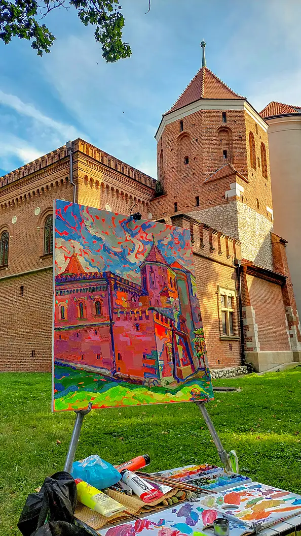 Anastasiia Kurkova, Bastion, Obraz olejny - płótno, 60 x 70