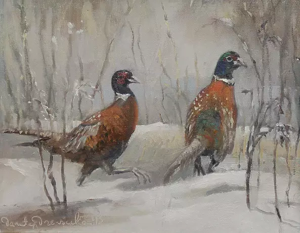Danuta Drzewiecka - pheasants