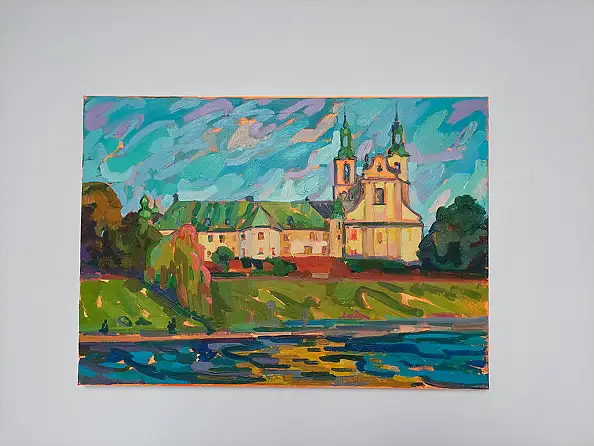 Anastasiia Kurkova, Bazylika św. Michała Archanioła, Obraz olejny - płótno, 70 x 50