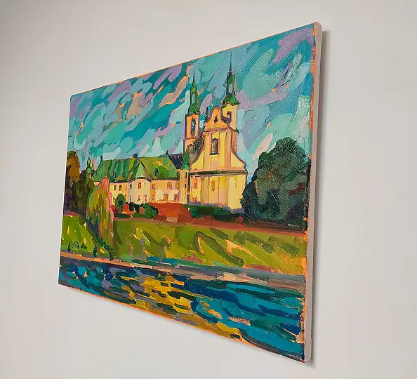 Anastasiia Kurkova, Bazylika św. Michała Archanioła, Obraz olejny - płótno, 70 x 50