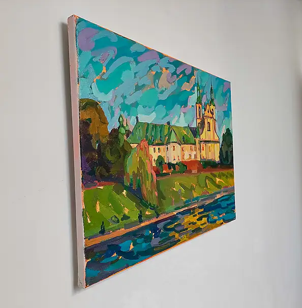 Anastasiia Kurkova, Bazylika św. Michała Archanioła, Obraz olejny - płótno, 70 x 50