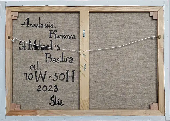 Anastasiia Kurkova, Bazylika św. Michała Archanioła, Obraz olejny - płótno, 70 x 50
