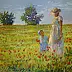 Wojciech Górecki - "Beata and Monica in the field poppies