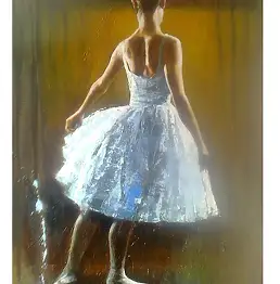 Paweł Domurat, "Before the show", Obraz olejny - płótno, 60 x 80