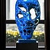 Krzysztof Plonka - Belfegor Gold Blue - Sculpture