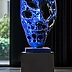 Krzysztof Plonka - Belfegor Gold Blue - Sculpture