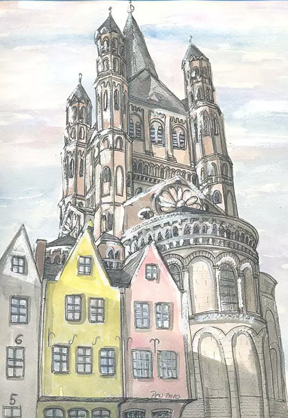 Ewa Pluskiewicz - Berlin - Romanesque church of St. Martin