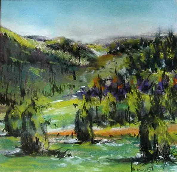 Tadeusz Iwańczuk - Beskid wiosną