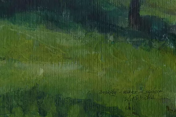 Witold Kubicha - Beskidy - spacer w sadzie