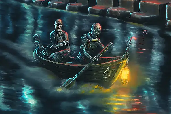 Krzysztof Plonka, Aucun retour, Peinture à l'huile - , 100 x 100