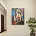 katarzyna nachajska, Without words, Acrylic painting - canvas, 100 x 130