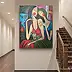 katarzyna nachajska, Without words, Acrylic painting - canvas, 100 x 130