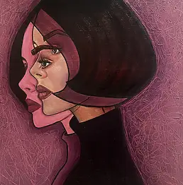 Agnieszka Nowak, Bez tytułu, Obraz olejny - płótno, 50 x 50