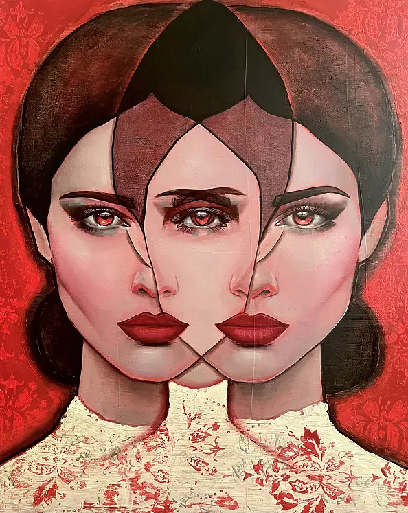 Agnieszkowa Art - In Her Red Silence 