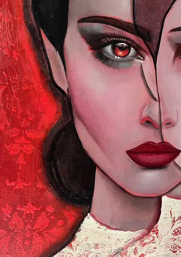 Agnieszkowa Art - In Her Red Silence 