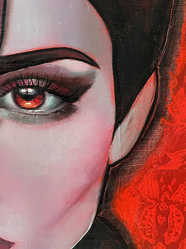 Agnieszkowa Art - In Her Red Silence 