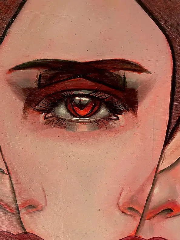 Agnieszkowa Art - In Her Red Silence 