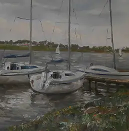 Celina Litke, Мазуры, Масляная картина - холст, 80 x 60