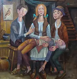 Dariusz Miliński, Bez tytułu, Obraz olejny - płótno, 0 x 0