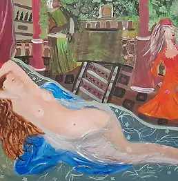 Katarzyna Rutkowska, Без названия, Акрилова картина - холст, 100 x 80