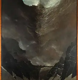 Zdzisław Beksiński, Bez tytułu, rok 1972, OBRAZ OLEJNY, Obraz olejny - płyta, 102 x 125