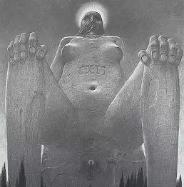 Zdzisław Beksiński - Without title