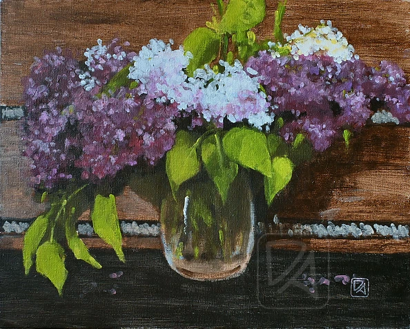 Agnieszka Długołęcka - Bez - z cyklu "Kwiaty"