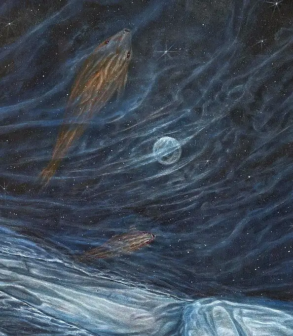 Krzysztof Polaczenko, Bezsenność, Obraz akrylowy - płótno, 110 x 72