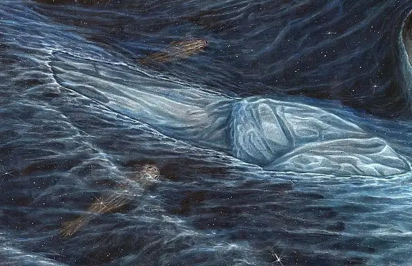 Krzysztof Polaczenko, Bezsenność, Obraz akrylowy - płótno, 110 x 72