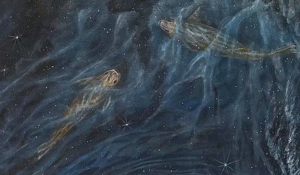 Krzysztof Polaczenko, Bezsenność, Obraz akrylowy - płótno, 110 x 72