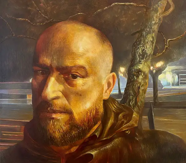 Piotr Król, Bezsenność, Obraz olejny - płótno, 80 x 60