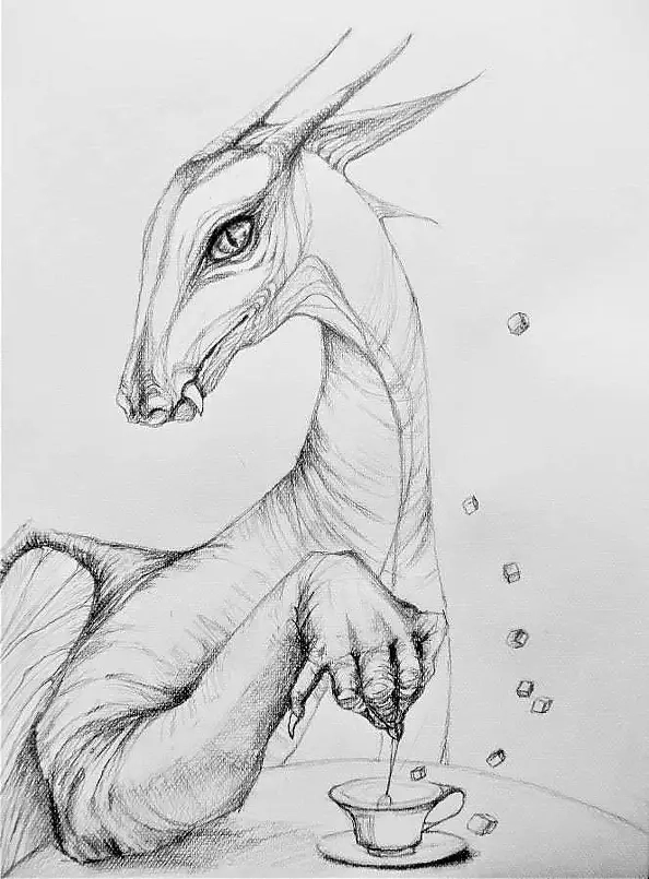 Adriana Laube - Biała Smoczyca na kawie z dużą ilością cukru